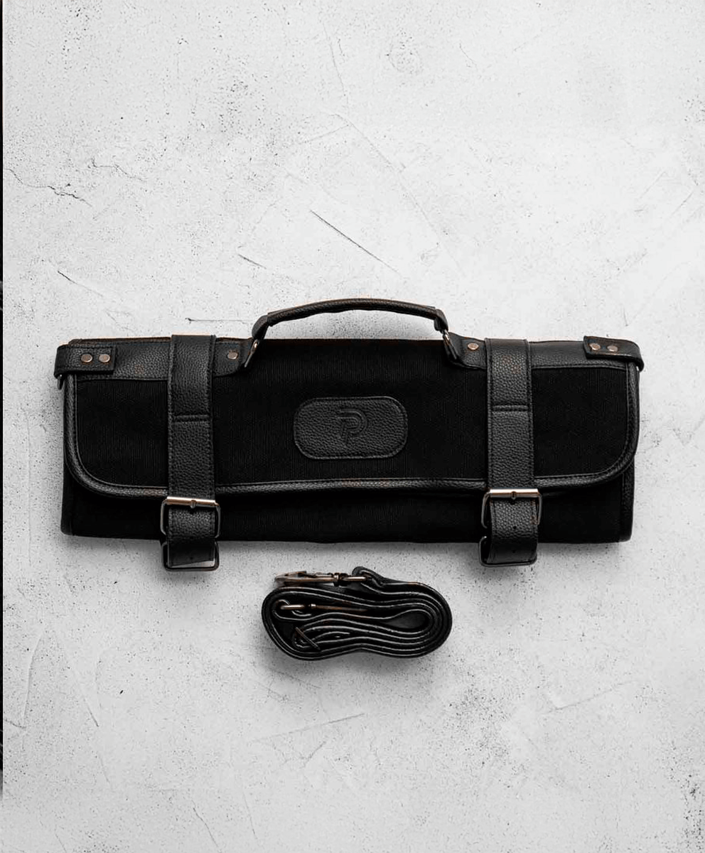 Leather Knife roll 9-piece 58 x 48 cm 2
