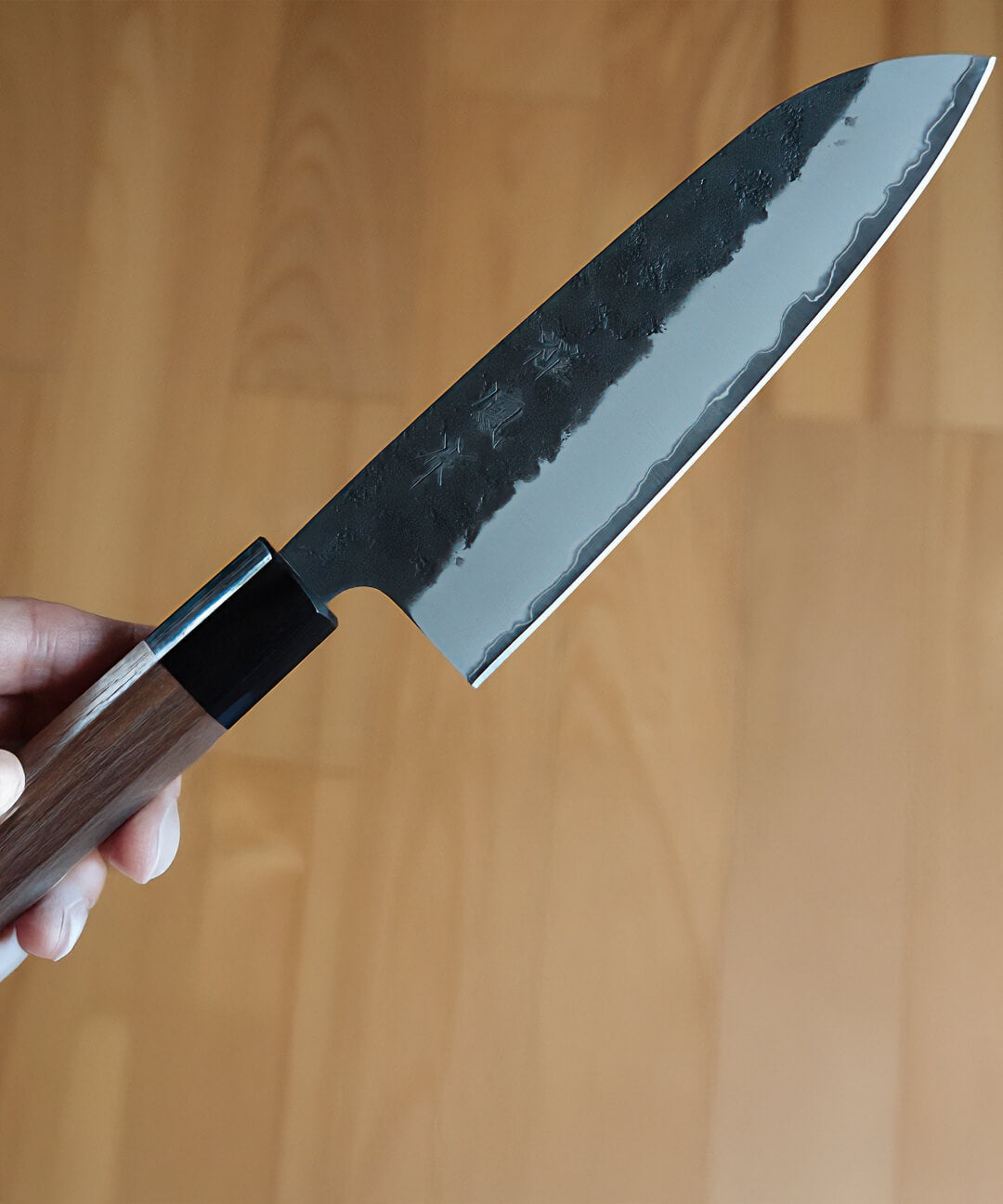 Cuchillo Santoku 17 cm Aogami Super Zenpou 3