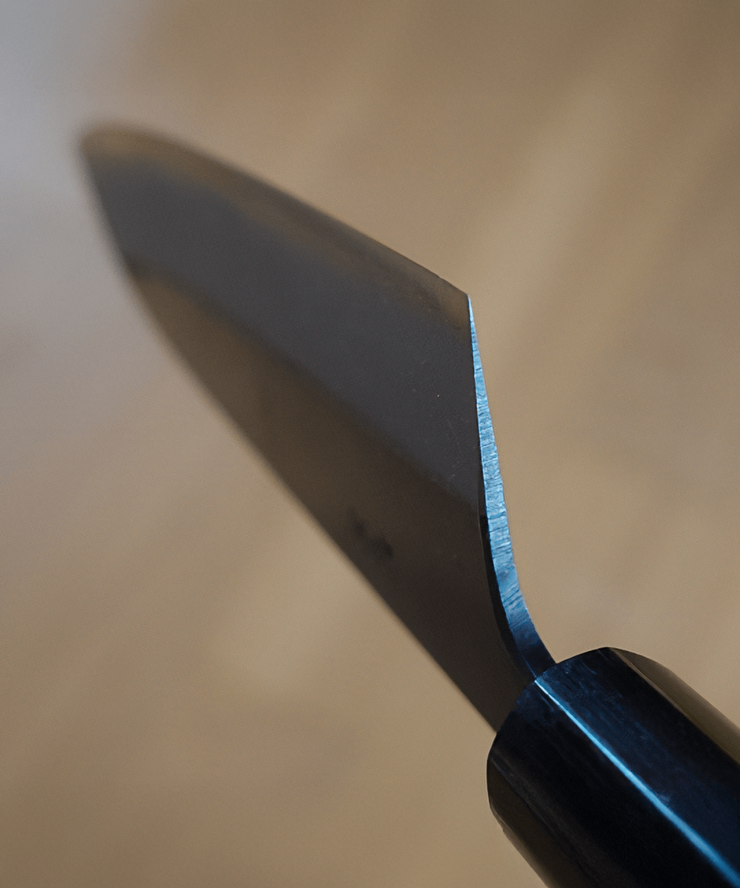 Santoku Knife 17 cm Black Muneishi 6