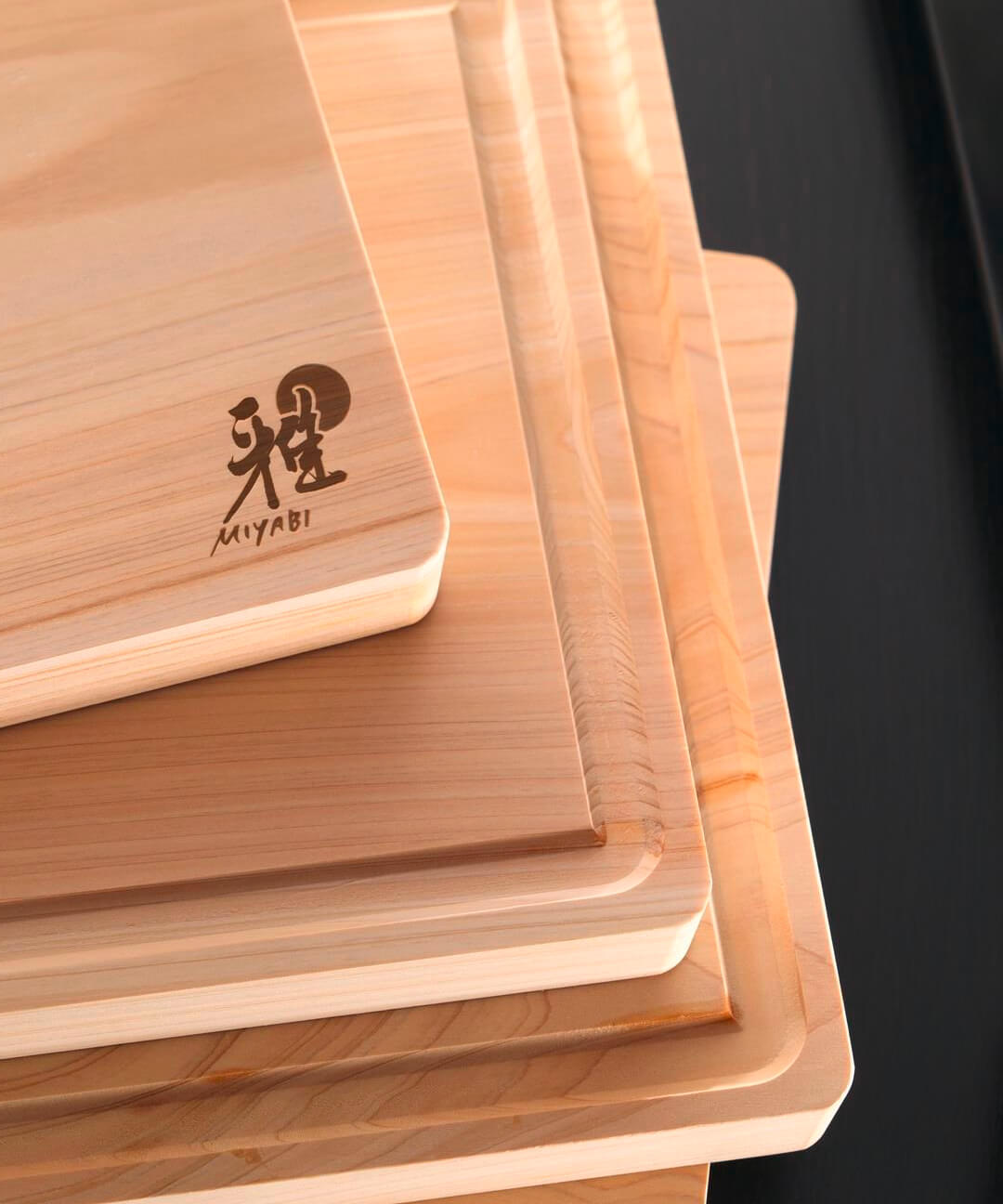 Tablas para picar de madera 40x25 cm Hinoki 4