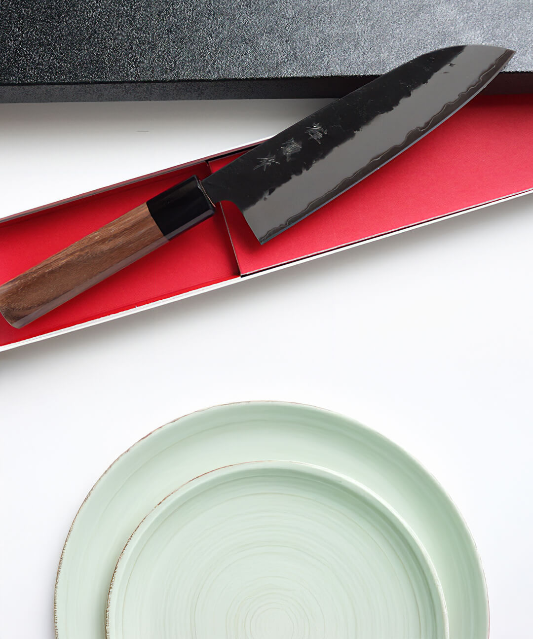 Cuchillo Santoku 17 cm Aogami Super Zenpou 1
