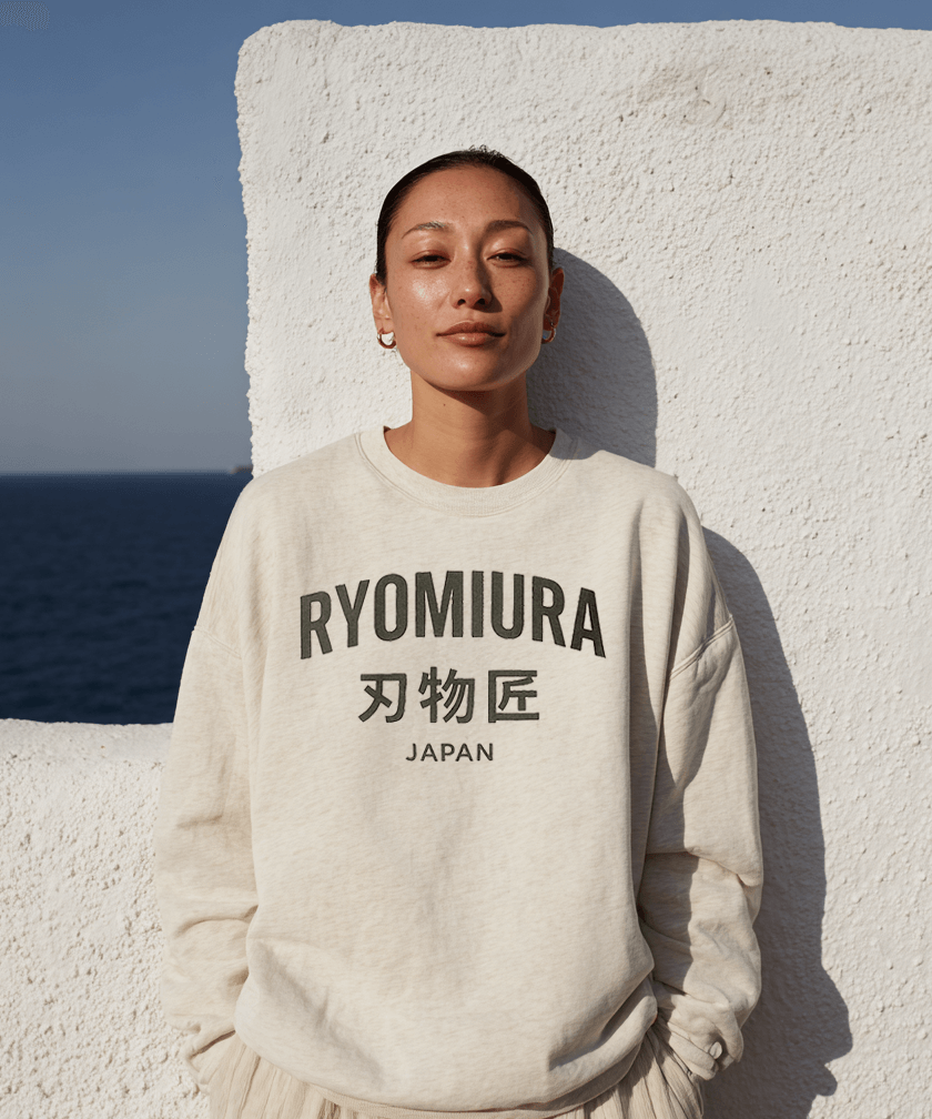 Sweatshirt washed effect — Ryo Miura Japan 7
