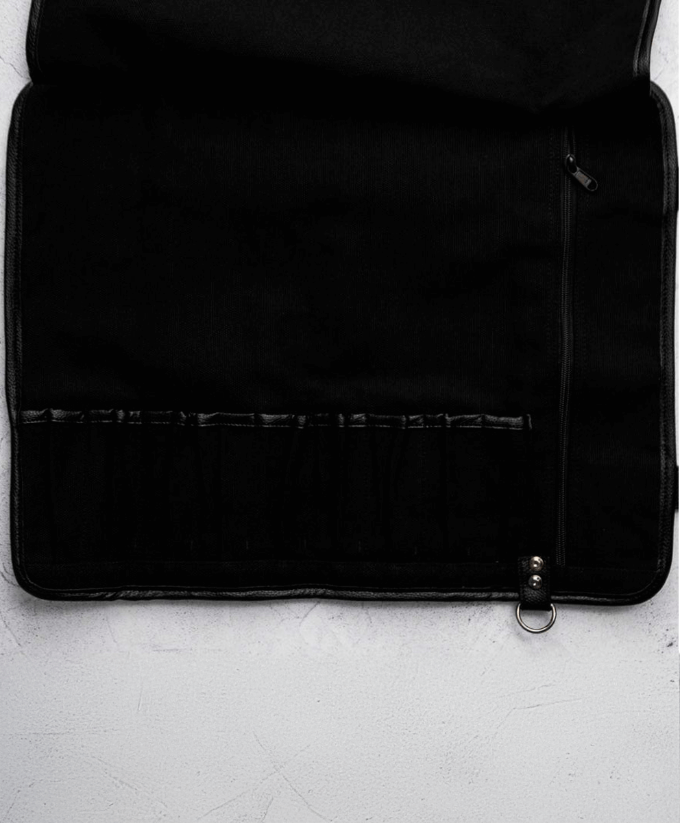 Leather Knife roll 9-piece 58 x 48 cm 3