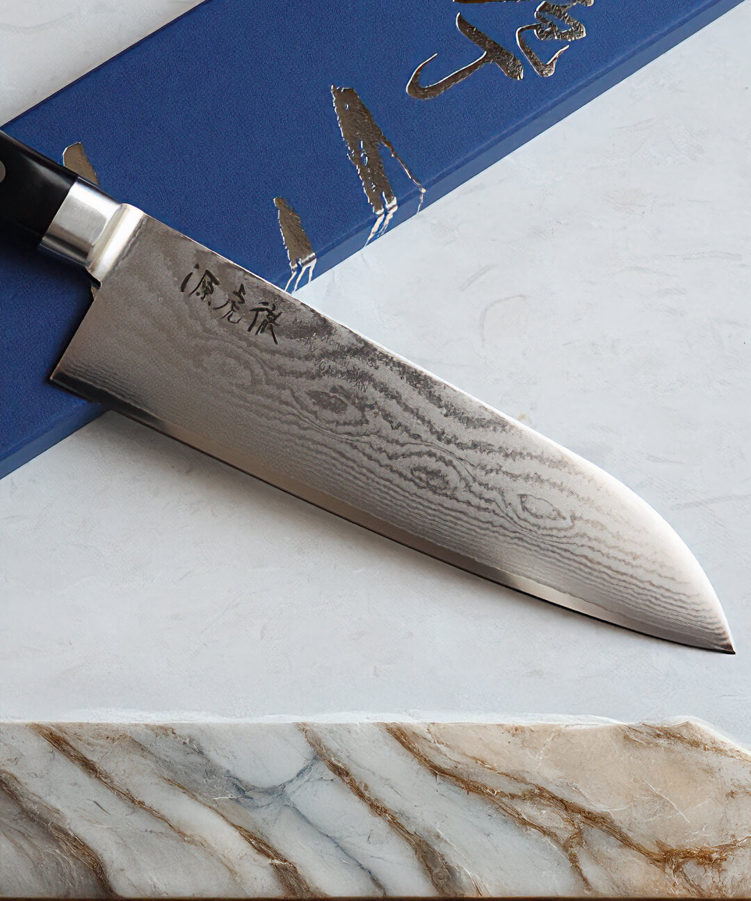 Cuchillo Santoku 18 cm VG10 Damasco Minamoto 3