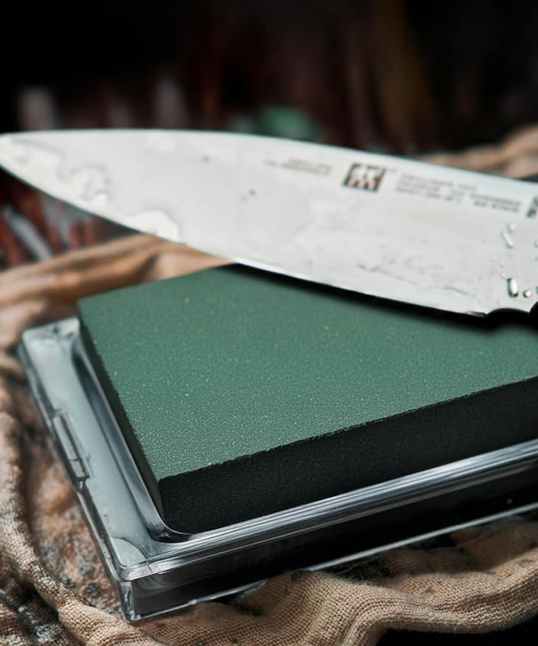 Cómo afilar un cuchillo japonés