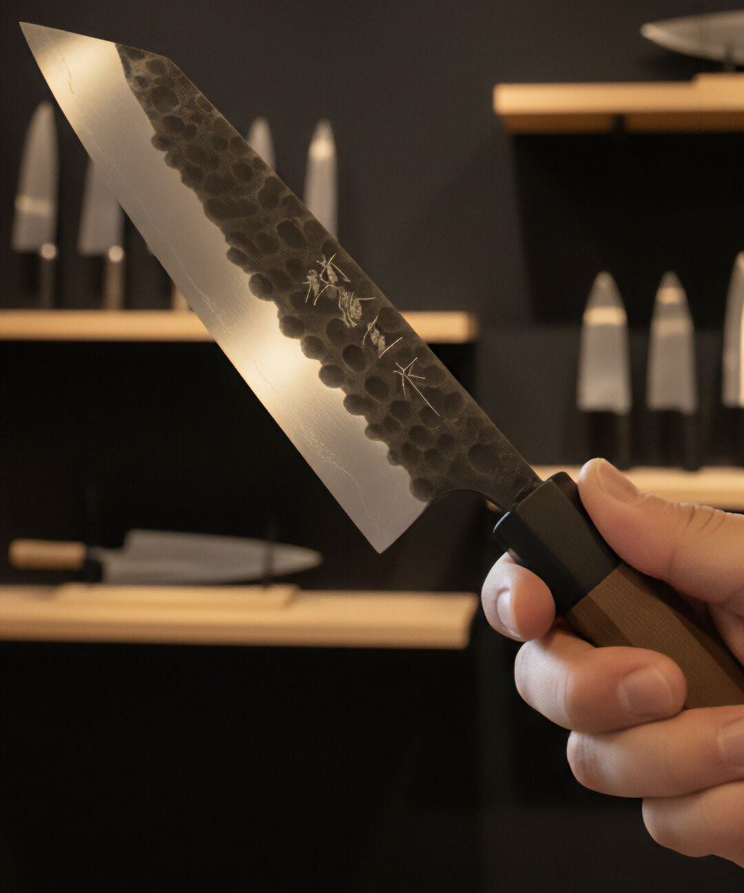 Bunka Knife 17 cm Tsuchime Kuroichi