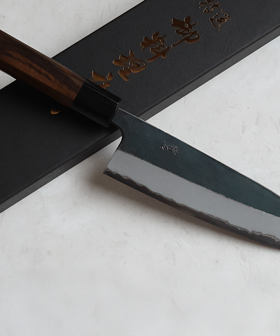 Santoku Knife 17 cm Black Muneishi 3
