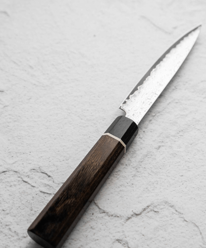 Petty Knife 12 cm Damascus Senzo Black VG10 5