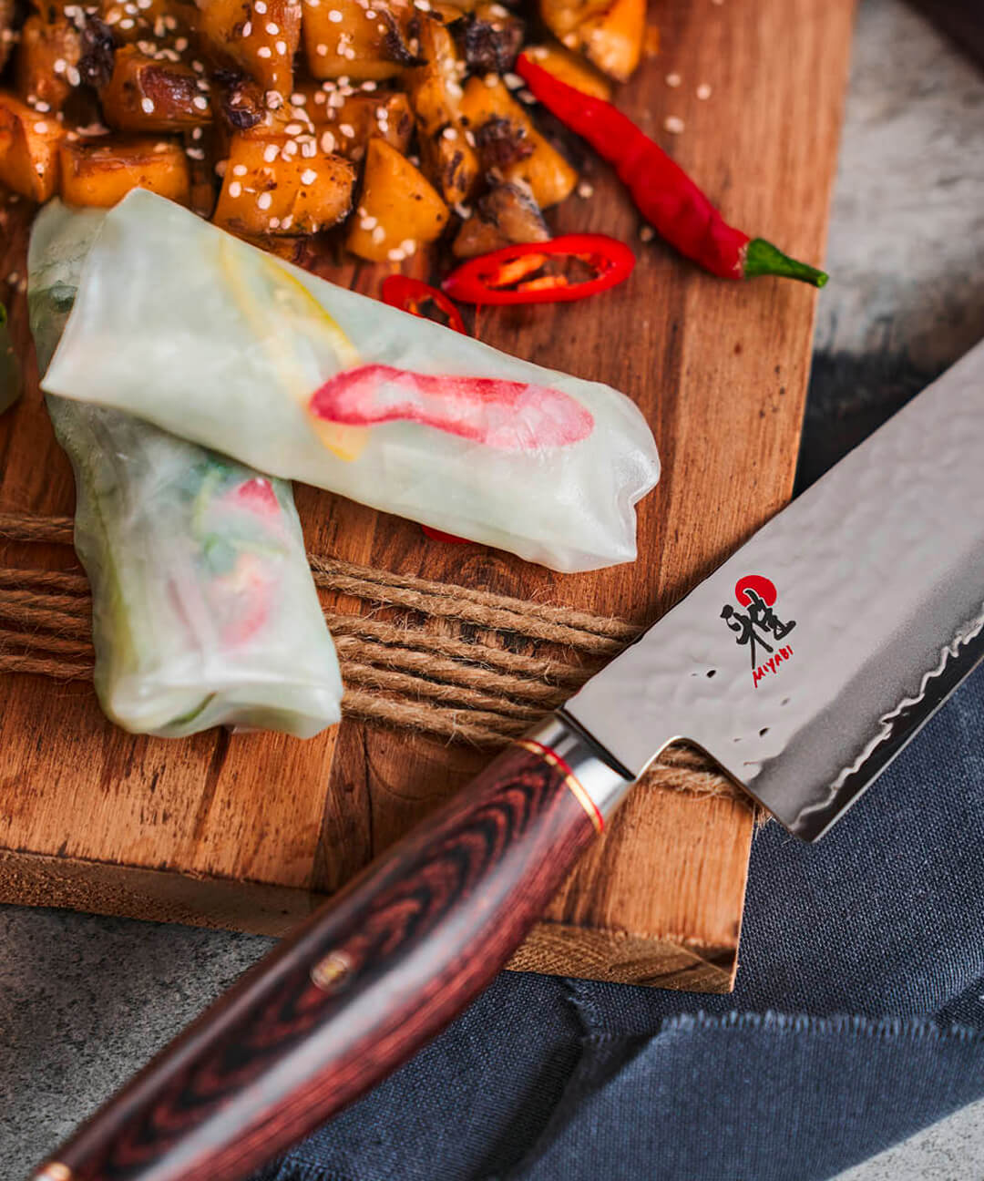 Cuchillo Gyuto 24 cm Serie 6000MCT vista alternativa