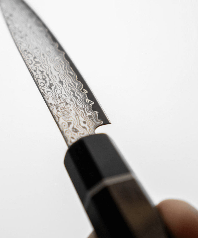 Petty Knife 12 cm Damascus Senzo Black VG10 3