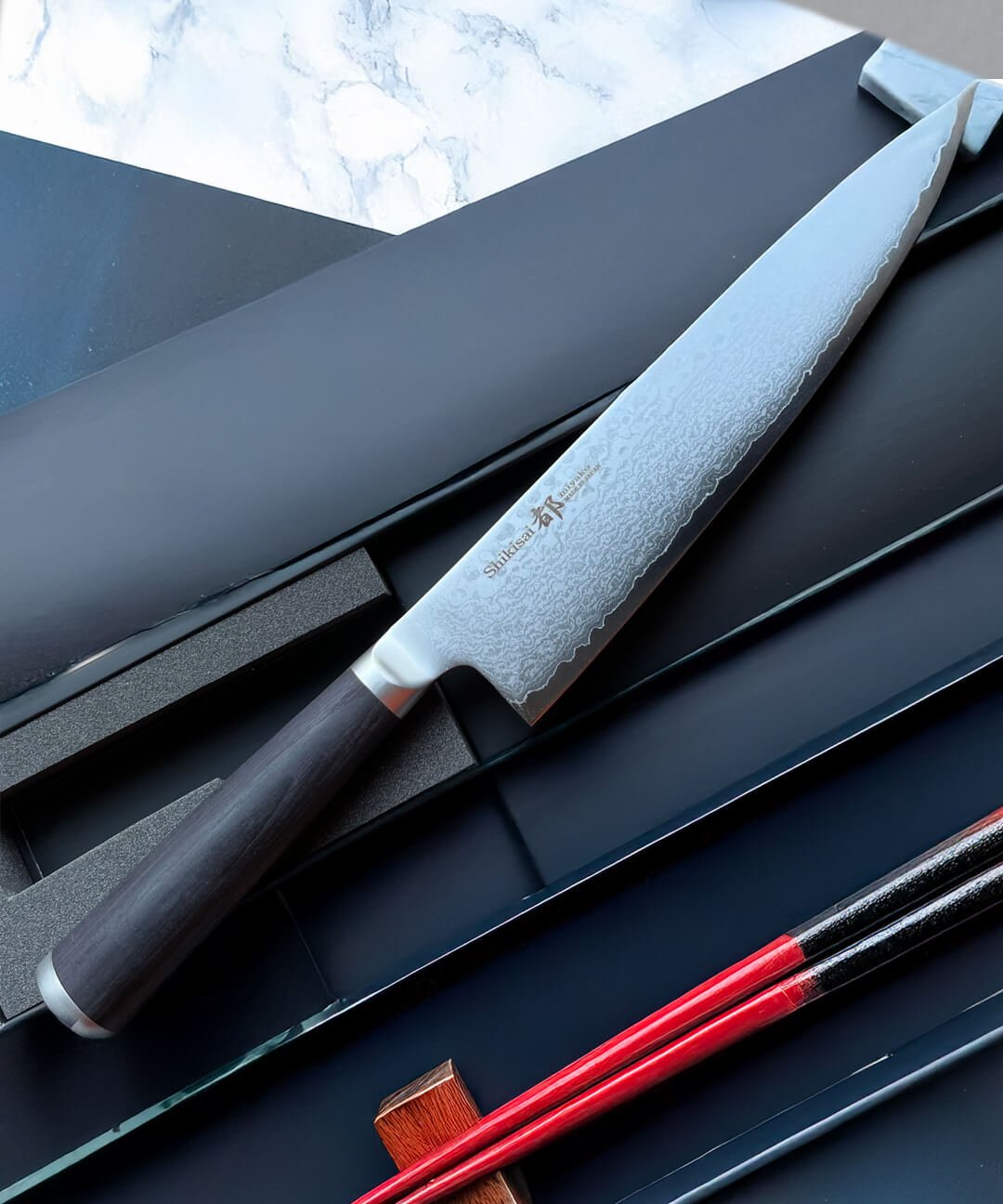 Gyuto Knife 21 cm Shikisai Miyako 1