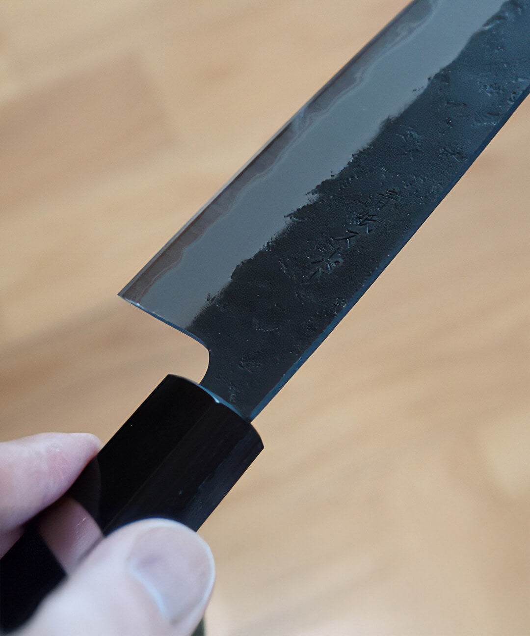 Cuchillo Santoku 17 cm Aogami Super Zenpou 4