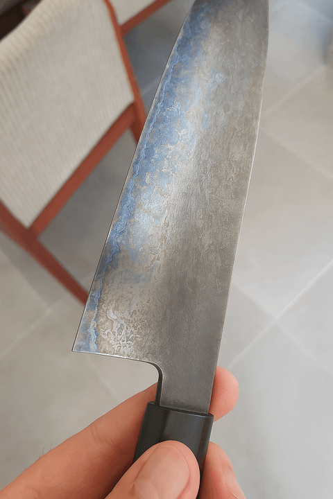 ¿Qué es la pátina en un cuchillo?