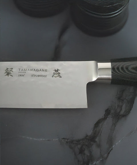 Cuchillo Nakiri 180 mm Tamahagane - Ryo Miura Japan | Cuchillos Japoneses