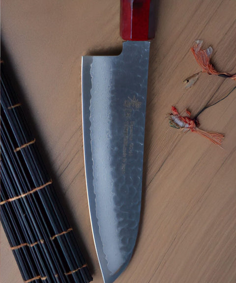 Cuchillo Santoku 170 mm Nanairo - Ryo Miura Japan | Cuchillos Japoneses